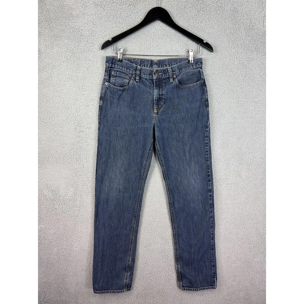 Polo Ralph Lauren Jeans Womens 18 Blue Medium Wash Straight Cotton Denim Rugby
